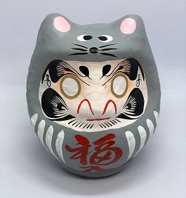 干支だるま子年かぶりネズミ